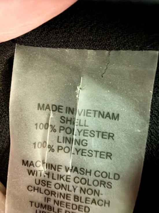 Vince Camuto Leopard Print Top in Beige, Black & Brown - Picture 4 of 4